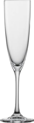 SCHOTT ZWIESEL Bicchiere da champagne Classico (set di 6), classici bicchieri da champagne con punta a spuma, bicchieri in cristallo Tritan lavabili in lavastoviglie, Made in Germany (art. 123657)