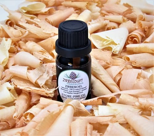 Zirbelduft Zirbenöl-Nachkaufset, Fläschchen 10 ml, Rollenspäne 20 g