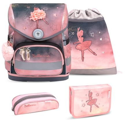Belmil 405-41 Schulranzen Set (Ballerina Black Pink 2025)
