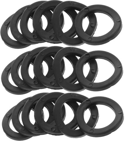 BRIGHTFUFU 20 Pcs Barbell Washers and Dumbbell Collars Plastic Spacers Weightlifting Equipment Accessories for Gym Training and Home Workout