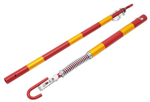 CHIMHOON 5000KG 5 Ton Abschleppstange Pannenhilfe, Sicherheits Abschleppstange, Stahl Schleppstange, mit Dämpfung Abschleppseil, für Anhängerkupplung PKW LKW Zugkraft