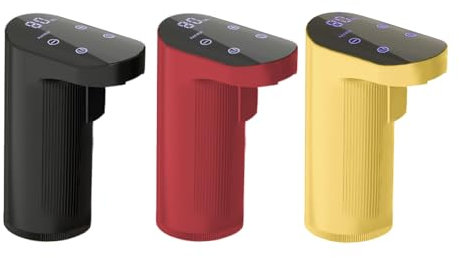 Decanter elettrico per vino, aeratore per whisky, 11,9 x 8,9 x 4 cm, dispenser automatico ricaricabile per vino, quantità regolabile, pompa per liquori e vino, per gli appassionati di vino
