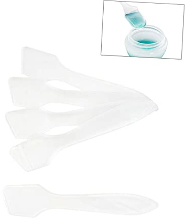 GALPADA 50pièces Spatule De Maquillage Plastique Lot Pour Application Crème Visage Masque Cosmétique Outil Beauté Distributrice