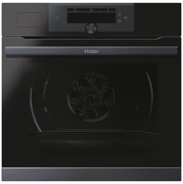 Haier HWO60SM4FS8BH Pyrolyse Backofen mit Dampfunterstützung Schwarz