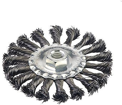 Silverline Tools 656640 - Cepillo circular de acero trenzado (115 mm)