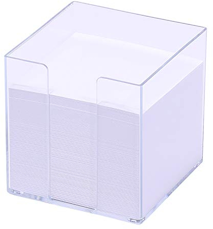 Metzger & Mendle 69020340 Zettelbox, glasklar