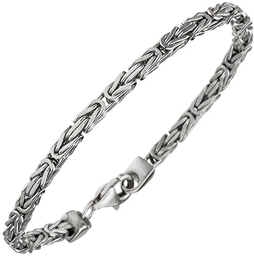 3mm Königsarmband Armband Armschmuck aus 925 Silber 19cm Unisex