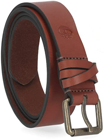 Timberland Women's Casual Leather Belt for Jeans, Brown (Criss Cross), Large (35-41)