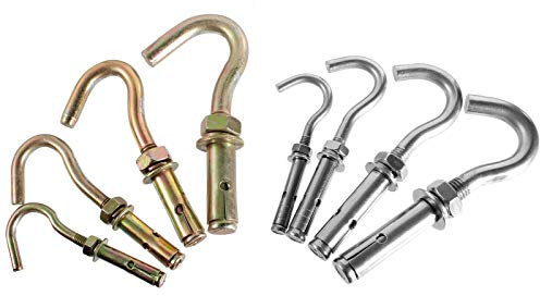 Ankerbolzen/Deckenhaken in Edelstahl oder Stahl verzinkt M6-M12 auswählbar (Edelstahl, M12)