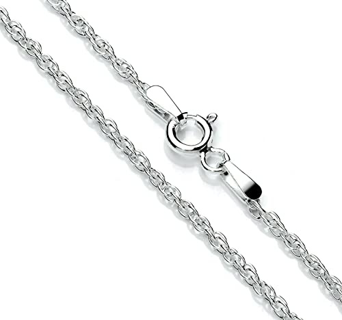 Old English Jewellers Sterling Silver Prince of Wales Chain Necklace 16 18 20 22 24 inch