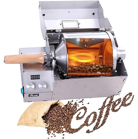 LMYYDES Automatic Coffee Bean Roaster,Roast Coffee at Home,Coffee Roasting Machine Coffee Beans maker Peanut Roaster for Home Use,460x230x260mm