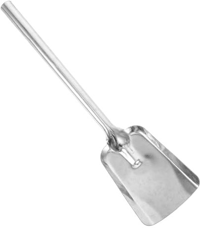 GAROZATION Ascheschaufel Herdreinigungsschaufel Küchenkaminschaufel wasserdichte Eisenschaufel Energiesparschaufel Glatte Oberfläche Robust Verschleißfest Leicht Tragbar Praktisch Vielseitig