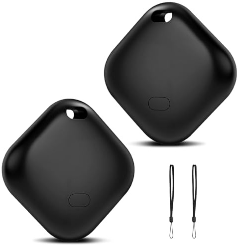 Pixelure 2PCS Tracker Tag Smart Tag for nur Android, Bluetooth Tracker kompatibel mit Googles''Find My Device'' APP für Gepäck/Taschen/Schlüssel/Brieftasche/Fahrrad, Schlüsselfinder KeyFinder