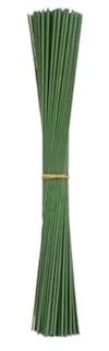 HNULGVI Blumendraht 5-50 Stück 2 mm 30/40 cm grüne Blütenstiele for Blumenarrangements, DIY-Hochzeitsdekorationen, handgefertigte Accessoires für Heimwerker(30cm,30Pcs)