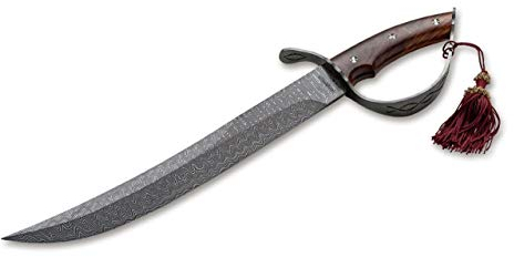 Viper Mathusalem Damast Cocobolo Braun, Klingenlänge: 33 cm, 09VP006DAM Champagnersäbel, One Size