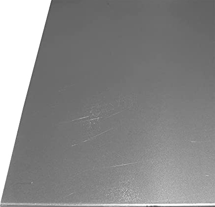 B&T Metall Stahl-Blech, 2,0mm stark, St 1203, DC01, Größe 400 x 600 mm | blank geölt Feinblech im Zuschnitt