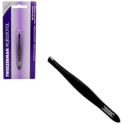 Tweezerman Mini Slant Tweezer/Pinzette - BLACK/SCHWARZ