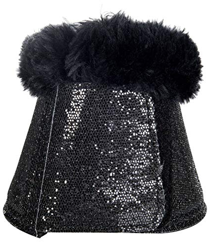 HKM Glitter Hufglocken schwarz S