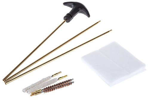 Pistola de Caza de Armas de Limpieza Kit de Herramientas Accesorios Rifle Pistola Mop Almacenamiento Mango para Cal.4.5/5.5mm