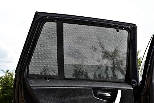 Car Shades Passgenaue Sonnenschutzblenden | kompatibel mit Nissan Qashqai 5 türer 2014-2021 (2-teilig)