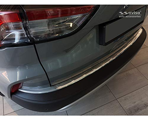 Avisa 2/35481 Ladekantenschutz Hinten Kompatibel mit FORD Kuga Mk3 | kompatibel mit Ford Kuga III Titanium/Trend/Cool+Connect/Hybrid 2019-2024 & FL 2024- exkl. ST-Line - Silber
