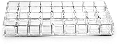 LEILIN 36 Slot Lipstick Drawer Organizer Lip Gloss Storage Essential Oil Holder Clear Acrylic Lipstick Organizer Storage of Cosmetics and Perfume
