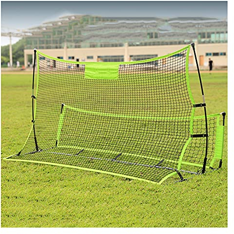 Fußballtore HUA Tragbare Doppelseitige Rebound-Tür Für Das Fußballtraining, Spieler, Die Das Training Passieren Und Fangen, Wird Für Outdoor-Sportarten Auf Gartenspielplätzen Verwendet
