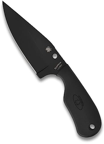 Spyderco Cuchillo Subway Bowie hoja Negra- Mango: FRN* - Acero: LC200N - Filo: LISO