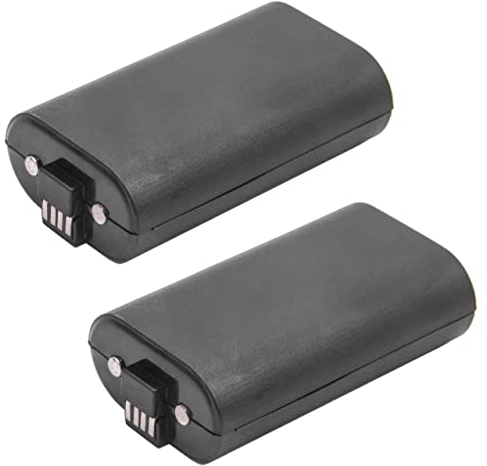 vhbw 2X Akku Ersatz für Microsoft 1556 für Controller (1100 mAh, 3 V, Li-Ion) Schwarz