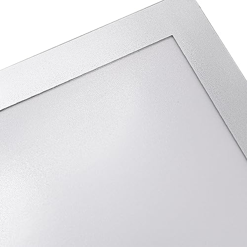Tiardey 10PCS Magnetischer Fotorahmen A4 Magnetrahmen Selbstklebende Bilderrahmen für Informationsrahmen Wand- und Fenster-Inforahmen - Silber