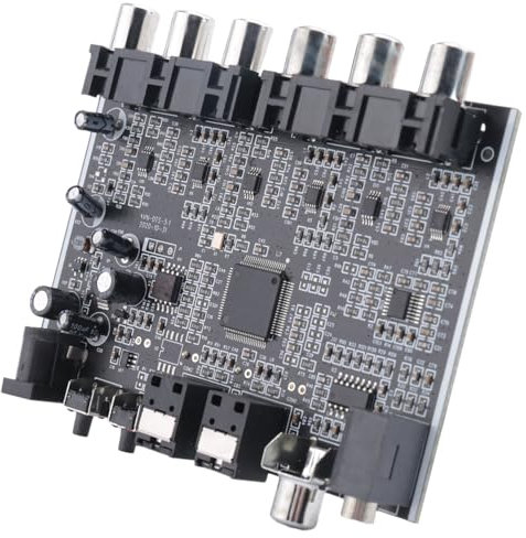 FUWIND 1 PC Decoder Audio 5.1 Canali In Plastica Nera DTS RCA Scheda Decoder Stereo HiFi Amplificatore Home Theater