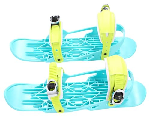 Mini-Kurz-Ski-Skates für den Schnee, Ski für Winterschuhe, Kurze Snowskates, Snowblades-Skiboards, Verstellbare Kurze Snowskates-Skiboards für den Wintersport Im Schnee