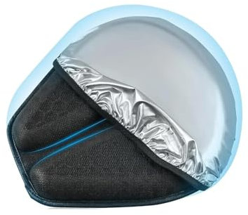 Asiento Gel Moto Cojín Gel para Asiento Motocicleta Cojín Gel Transpirable Prueba Golpes con Funda Parasol Cojín Sillín Motocicleta Viajes Largos Funda Asiento Moto