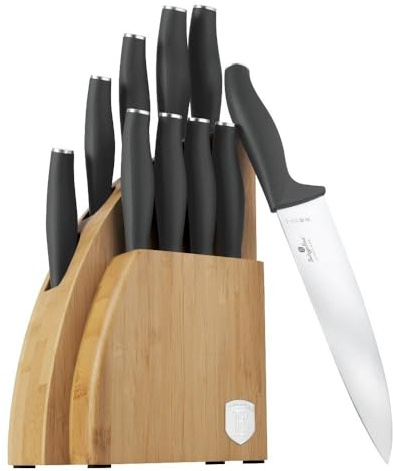 Berlinger Haus BH-2758 - Juego de cuchillos con soporte, 10 unidades, color antracita