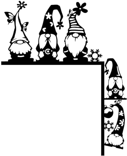 Türrahmen Deko Weihnachten 15 * 15CM Weihnachtsmann Weihnachts Deko Innen Weihnachtsdeko Türrahmen Metall Türdeko Weihnachten Dekoration Weihnachtsdeko Lustig