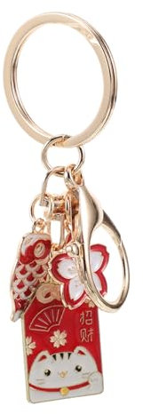 Homoyoyo Schlüsselanhänger Mit Kirschblütenmotiv Taschenanhänger Aus Legierung Charme Für Handtasche Kirschblüten Keychain Exquisiter Schlüsselanhänger Für Autoschlüssel