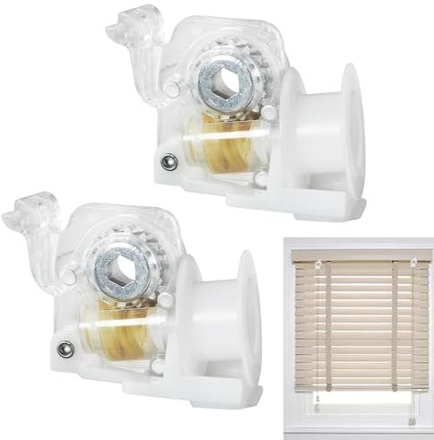 Meccanismo Di Inclinazione Per Veneziane 2X Di Ricambio - Asta Di Inclinazione Orizzontale A Basso Profilo In Metallo Sottile Trasparente, Collegamento A Gancio/ingranaggio Esagonale, Accessori Per Te