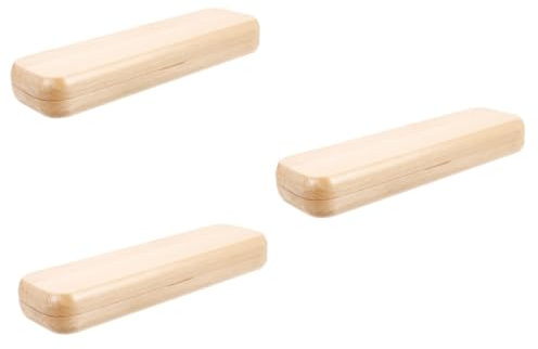 Angoily 3 Stück Füllfederhalter Box aus Holz Elegante Stift Präsentationsbox für und Aufbewahrung von Schreibgeräten Schule und Besondere Anlässe