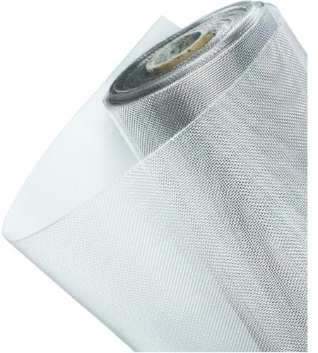 Rete in Filo d'Acciaio Inox 304, Lamiera Forata in Acciaio, Tessuto Metallico a Trama Semplice, Rete Antiroditori, Copertura per Ventilazione, Griglia Anti-Insetti