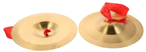 Milisten Platillos De Aleación para Mano Instrumentos De Percusión Pequeños para Enseñar El Ritmo para Fiestas y Danza