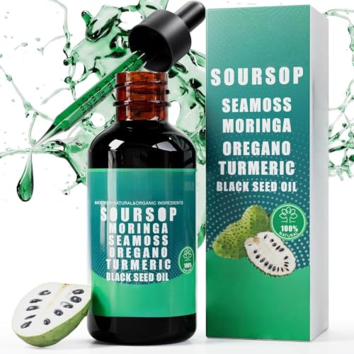 Gouttes liquides amères de corossol | Soutien à la santé digestive et cellulaire, végétalien sans OGM