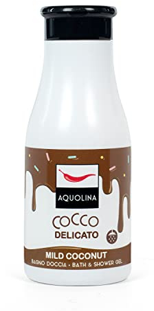Aquolina Duschgel zarte Kokosnuss. Cremiges, leichtes Schaumbad, das schnell aufgenommen wird - 250 ml