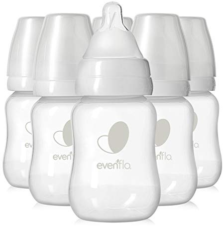Evenflo Feeding Premium Proflo Venting Balance Plus Standard Neck Baby, Newborn and Infant Bottles - Developed by Pediatric Feeding Specialists - 4 Ounce (Pack of 6)