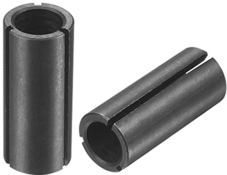 sourcing map 2pcs Router Spannzangen Treiber Konvertieren von 12mm in 8mm | für CNC Gravur Fräs Bit Holzbearbeitung Schnitzmaschine Adapter