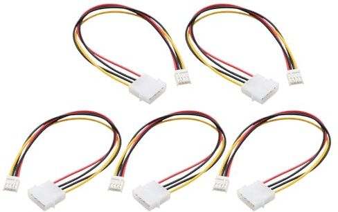 Großes 4-poliges auf kleines 4-poliges Netzteilkabel auf Diskettenlaufwerk-Adapter-Anschlusskabel für Computer-PC-Netzteilkabel
