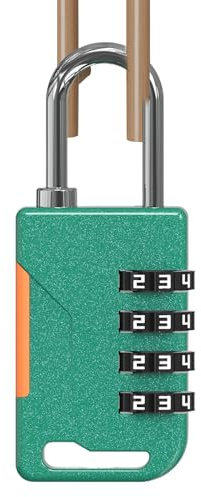 Lucchetto combinato, portatile e conveniente, 1 pezzo, antifurto, lucchetto a codice sicuro, in lega di zinco, facile da installare, per palestra, scuola, bagagli, zaino da viaggio