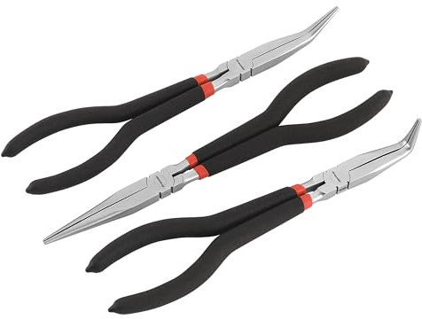 Needle Nose Pliers Set 3pc 280mm Ni-Fe Finish