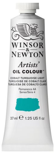 Winsor & Newton Artists - Pintura al Óleo, 37 ML, Azul (Turquesa de Cobalto Claro)