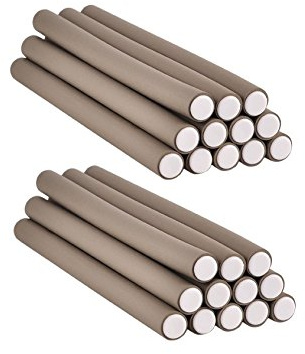 10 Spiral Foam Curler Roller Set - 24 Pieces - Twist Curls Flex Rods (11/16), Versatile for Long, Short, Wavy or Curly Styles - Flexible, Lightweight