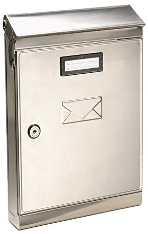 Vigor Blinky 27275-10 Eco Cassetta per Lettere in Inox per Rivista, 25x9x37, Acciaio